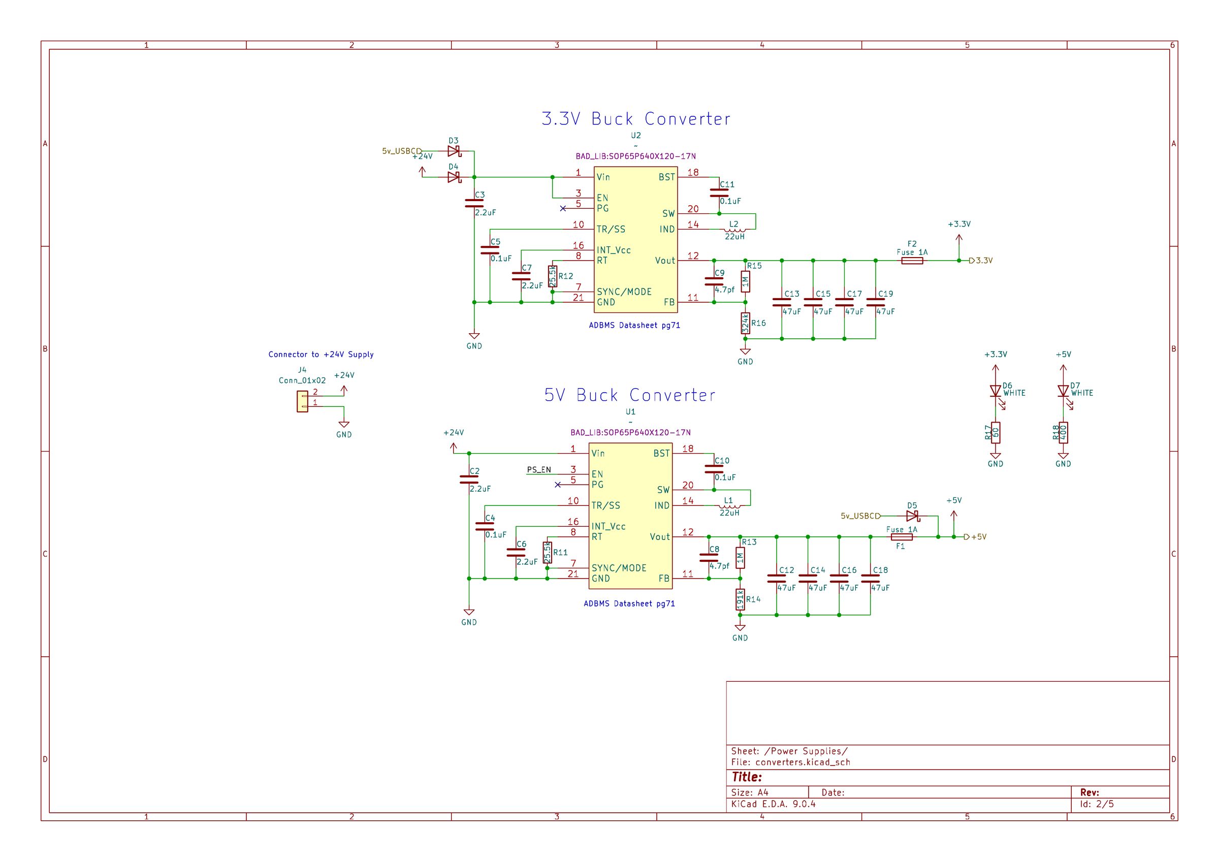 Buck converter schematic