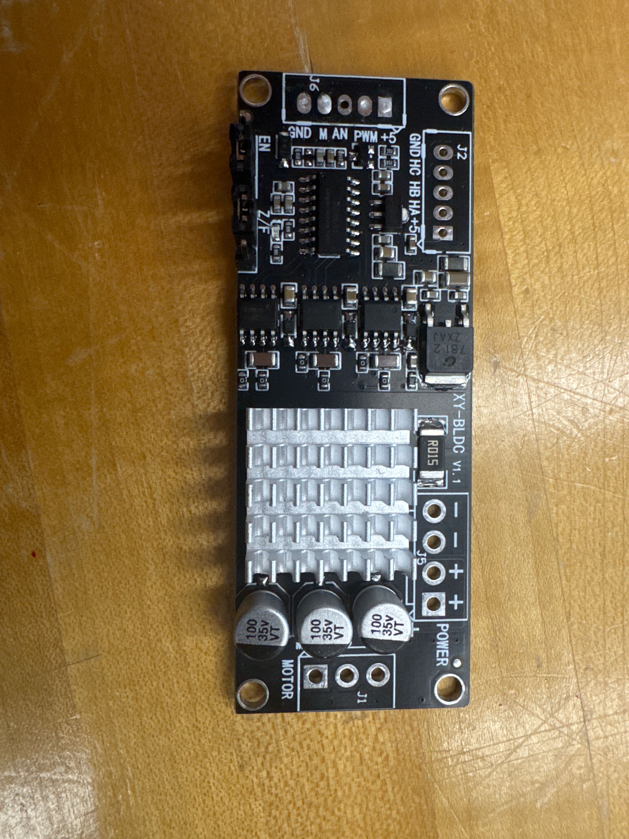 XY-BLDC motor controller that was replaced
